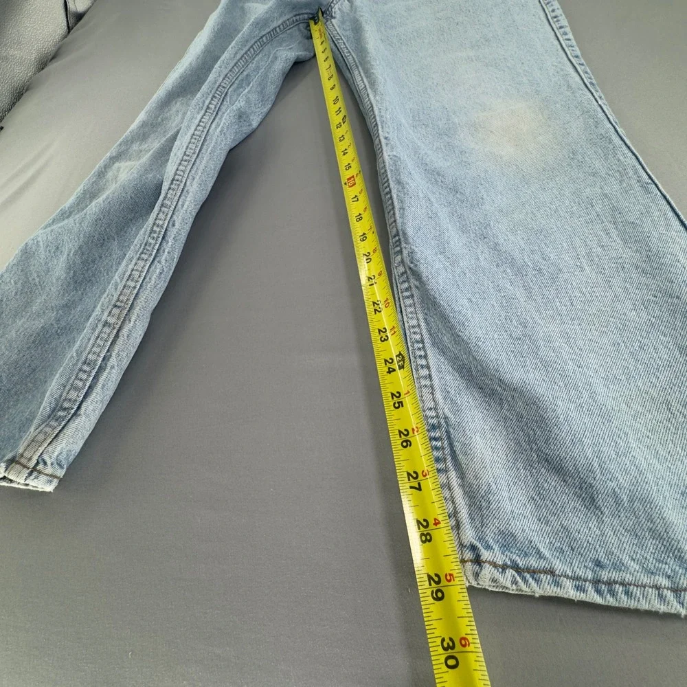 Vintage 80s Levis 40840 Brown Tab Jeans Made In USA Mens 37x31 Tag 38 Leather